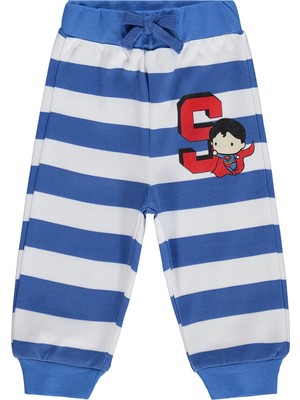 Civil Baby Superman Baskılı 3-18 Ay Tek Alt Bebe - Mavi