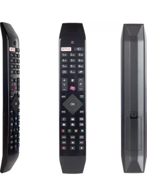 Vestel Netflix Mor Tuşlu Yeni Üstü Camlı Model LED Tv Kumanda