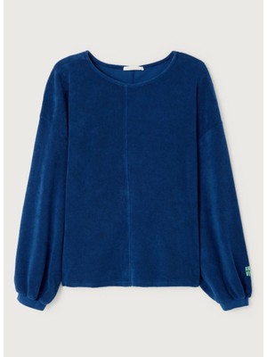 American Vintage Lacivert Kadın Sweatshirt FUX03AE26