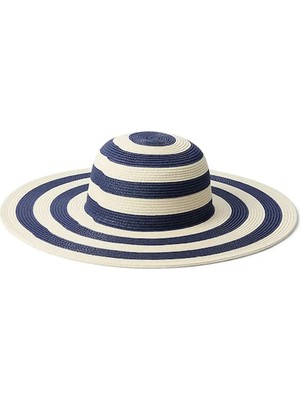 Lauren Ralph Lauren Lacivert Kadın Çizgili Şapka 454P09706