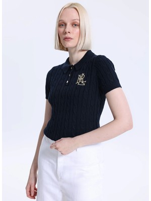 Lauren Ralph Lauren Lacivert Kadın Nakışlı Kazak 200932224