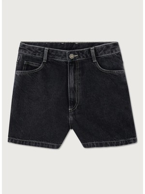 American Vintage Siyah Kadın Şort YOP09CE26