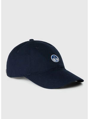 North Sails Koyu Lacivert Erkek Logo Baskılı Şapka NS0000623398