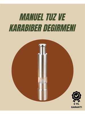 Mey Ithalat® Sağlıklı ve Dayanıklı Gıda Sınıfı Paslanmaz Çelik Öğütücü