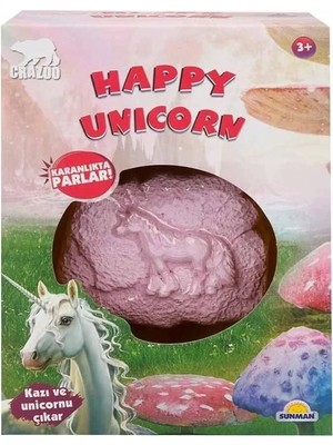 Genel Tedarik Fosil Kazı Seti: Karanlıkta Parlayan Unicorn