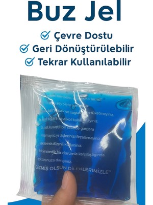 Genel Tedarik Soğuk Sıcak Kullanıma Uygun 5 Adet Jel Kompres – Termojel Paket