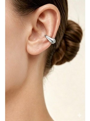 Pure Love Atelier Gümüş Earcuff – Deliksiz Kullanım