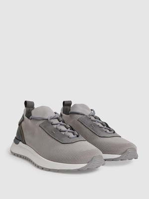 Cacharel Erkek Açık Gri %100 Deri Sneaker Ayakkabı 50322739-VR001