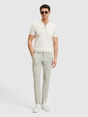 Cacharel Erkek Taş Slim Fit Beli Lastikli Kanvas Pantolon 50324291-VR049