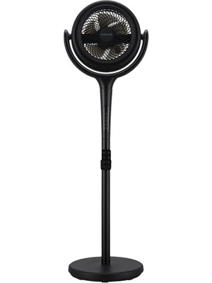 GoodHome 3D Salınımlı Siyah Ayaklı Vantilatör 24W Güç, Uzaktan Kumanda ve Yüksek Performans