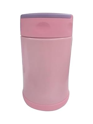 Uravas Store Trendix Çelik Içli Termos 500 ml Çelik Kaşık Ile Pembe-Mor