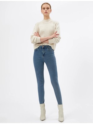Koton Dar Paça Kot Pantolon Dar Kesim Carmen Jeans