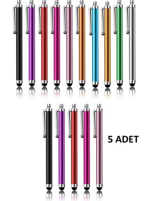 Uravas Store Dokunmatik Kalem Stylus Dokunmatik Kalem 5 Adet