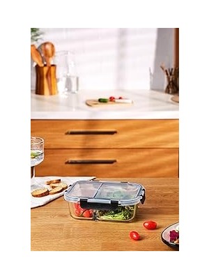 Uravas Store Twin 980 ml Borosilikat Saklama Kabı