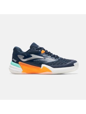 Joma TROLS2603AC Roland Sert Kort Erkek Tenis Ayakkabısı Lacivert/turuncu