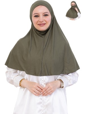Modish Group Hazır Başörtüsü Pratik Islami Giyim Penye Peçeli Türban Namaz Için Yumuşak Eşarp