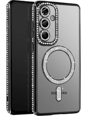 Zenvia Mey Ithalat®  Samsung Galaxy A57 5g Joke Simli Magneticsafe Kılıf - Siyah