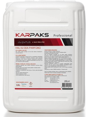 3 Karpaks Aventus Halı ve Oda Parfümü 20 Lt