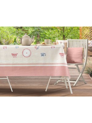 Madame Coco Mavel Pvc Masa Örtüsü - Bej - 100x140 Cm