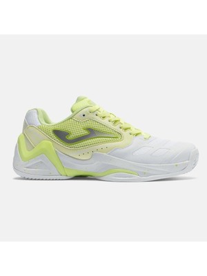 Joma TSELS2611AC Set Lady Sert Kort Kadın Tenis Ayakkabısı Beyaz/lime