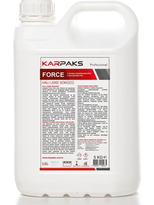 Karpaks Force Halı Leke Sökücü 5 kg