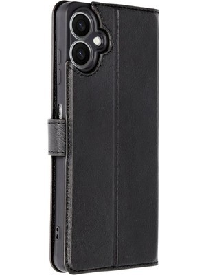 Zenvia Mey Ithalat®  Samsung Galaxy A07 4g Trend S Plus Kapaklı Kılıf - Siyah