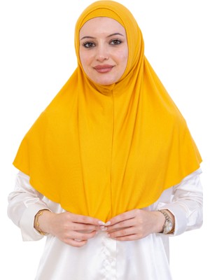 Modish Group Hazır Türban & Başörtü – Viskon Bone Setli Rahat Tesettür Şal Islami Giyim - Krem