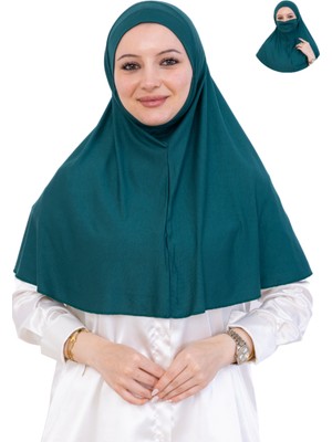 Modish Group Hazır Başörtüsü Pratik Islami Giyim Penye Peçeli Türban Namaz Için Yumuşak Eşarp