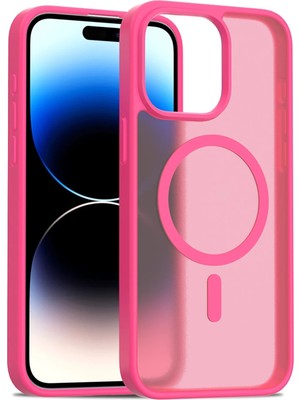 Zenvia Mey Ithalat®  iPhone 15 Pro Max Jota Magsafe Kapak - Rose