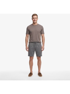 Nautica Erkek Gri Regular Fit Şort K65064T.0GR