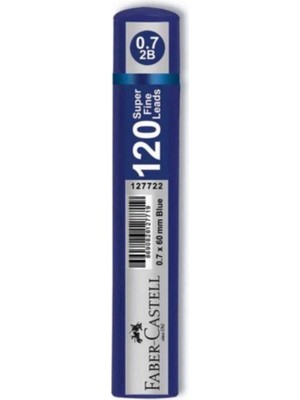Faber-Castell Grip Min 0.7 2b 60mm, 120`li Mavi Tüp