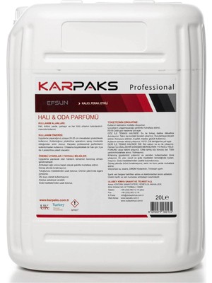 3 Karpaks Vera Halı ve Oda Parfümü 20 Lt