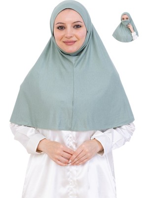Modish Group Hazır Başörtüsü Pratik Islami Giyim Penye Peçeli Türban Namaz Için Yumuşak Eşarp