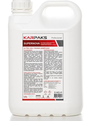 Karpaks Supernova Halı Yıkama Şampuanı 5 kg
