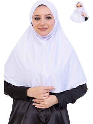 Modish Group Hazır Başörtüsü Pratik Islami Giyim Penye Peçeli Türban Namaz Için Yumuşak Eşarp