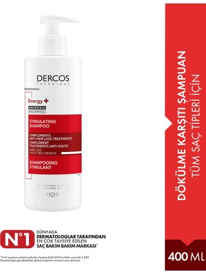 Vichy Dercos Energy+ Dökülme Karşıtı Şampuan 400 ml K5122