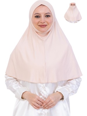 Modish Group Hazır Başörtüsü Pratik Islami Giyim Penye Peçeli Türban Namaz Için Yumuşak Eşarp