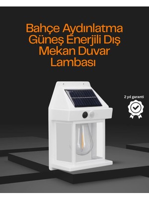 Twin Store 1800 Mah Pilli Solar Duvar Aydınlatma