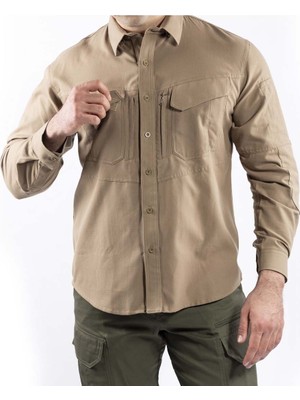 VAV Wear Outdoor Taktik Pamuklu Erkek Gömlek TACTEC01