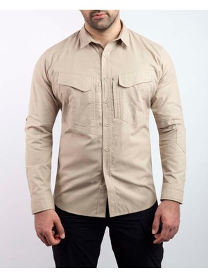 VAV Wear Outdoor Taktik Pamuklu Erkek Gömlek TACTEC01