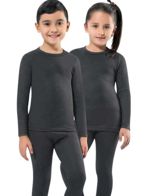 Kota Gri Termal Body MKT2005 Çocuk İçlik %65 Yün/Viskon ile Sıcaklık Sağlar