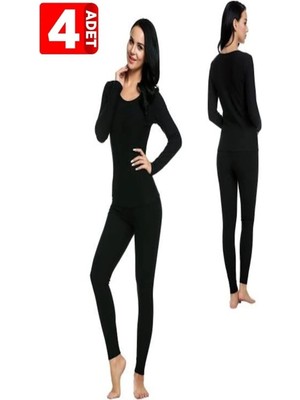 Kota 4'lü Paket Uzun Kol Fanila Tayt (Alt-Üst)Termal Içlik Takım