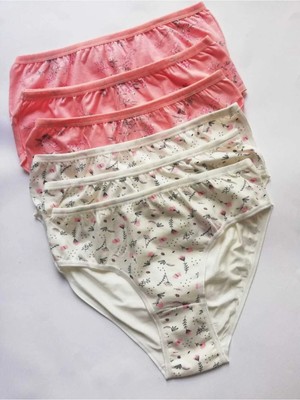 Kota Kadın Pamuk Cotton 6 Adet Külot Bikini