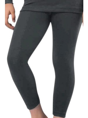 Kota Unisex Çocuk Gri Termal Tayt MKT2004