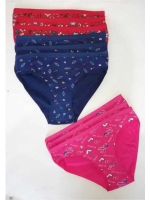 Dondeza Kadın Pamuk Bikini Külot 9 Lu