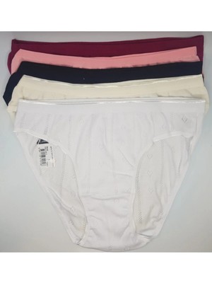 Tutku Kadın 6'lı Paket Jakarlı Bikini Külot 679 Pamuklu Kumaş ile Rahat ve Şık Kullanım