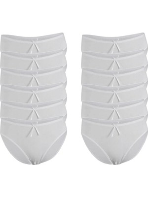 Özten İç Giyim Özten Kadın 12'li Paket Bambu Bikini Külot