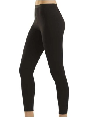 Tutku Termal Kadın Tayt Siyah Likralı Içlik Belisa Iç Giyim