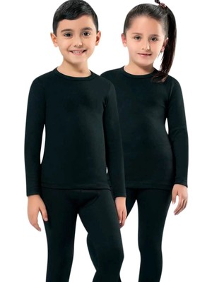 Kota Siyah Termal Body MKT2005 Unisex Çocuk İçlik 7-8 Yaş İçin Uzun Süreli Dayanıklılık