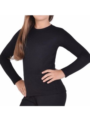 Tutku Kız Çocuk Termal Fanila - 0836 Siyah %60 Polyester %35 Viscon %5 Elastan 1 ADET